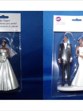 Pick 1 Wilton Wedding Cake topper Bride or Bride & Groom NEW